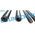 75 mm, l/d = 35 cilindro de tornillo bimetal para PP, extrusión HDPE