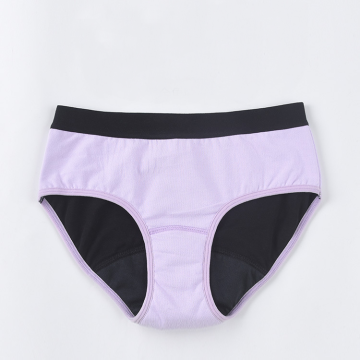 Aanpasbaar 4-laags katoenen incontinentie slipje voor vrouwen-XS-XL