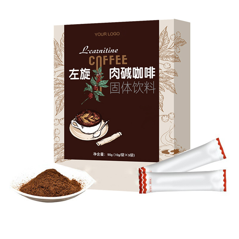 Private Label Natural Ingredient Sugar Free Zero Fat L-Carnitine Weight Loss Slimming L-Carnitine Coffee Powder