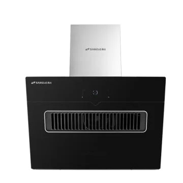 Glass Extractor Range Hood with LCD Touch Control