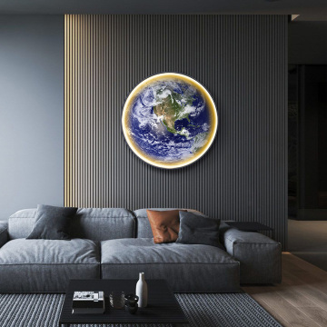 Modern LED Moon Wall Light for Living Room and Bedroom Decor