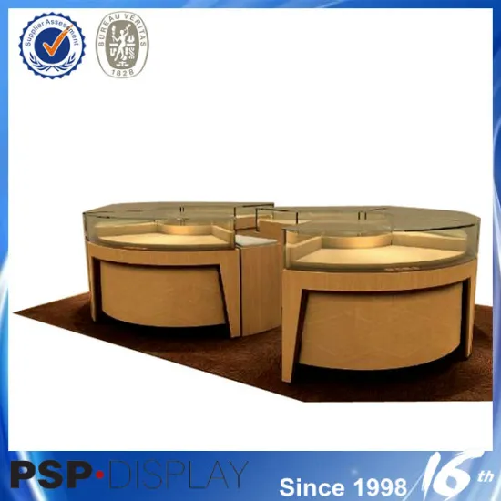 Hot sale fashion display showcase toughened glass