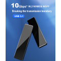 NVME -protocol M.2 NVME tot USB3.1 Gen2 -case