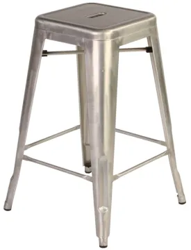 Modern Popular Restaurant Dining Replica Tolix Square Bar Stool (Fs-B501-4)