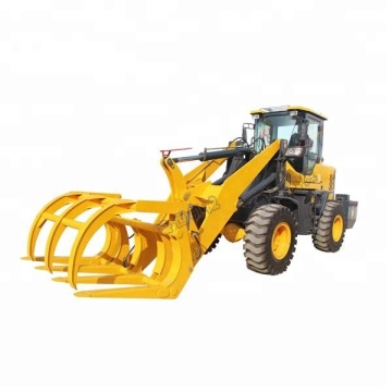 1.6 Ton Log Loader Grapple Wood Loader Machine Hydraulic Quick Hitch Grass Grapple