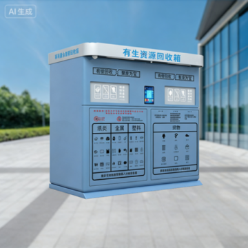 Customized Metal Trash Can for Waste Sorting and Recycling