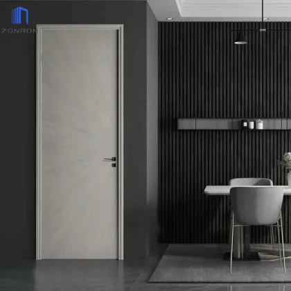 Zonron Modern Aluminum Wood Ecological Paint-Free Wooden Doors for Hotel Rooms