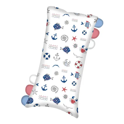 Custom Kids Huggable Bamboo Pillow: 100% Organic Bamboo Fiber & Spandex Baby Pillow