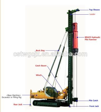 crawler Bored Pile Drilling Rig