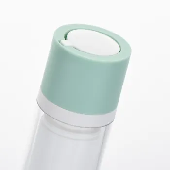 Frosted Double Layer Rotating Airless 15ml Plastic Cosmetic Bottle