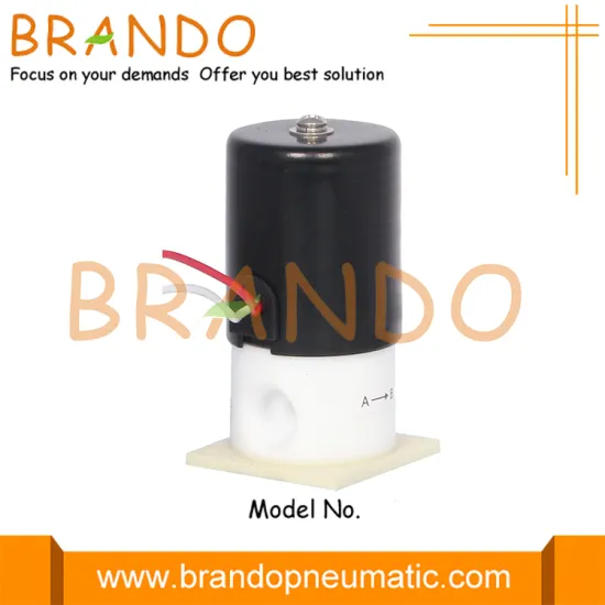 Acid Alkali Corrosion Resistance PTFE Solenoid Valve 1/8''