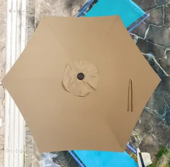7.5ft Patio Umbrella Replacement Canopy for 6 Ribs