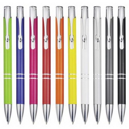 Custom Promotional Aluminum Ballpoint Pennor med logotyp