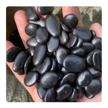Black Cobblestone for Outdoor Garden and Home Decorating