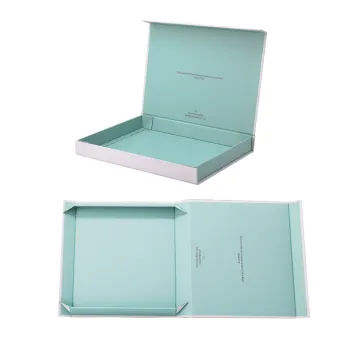 Custom Cute White Folding Magnet Gift Packaging Boxes