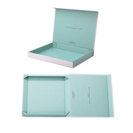 Custom Cute White Folding Magnet Gift Packaging Boxes
