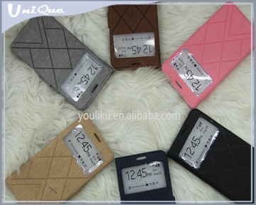 High quality ultra slim stand leather flip case for sony xperia t2 window magnet case for samsung j7