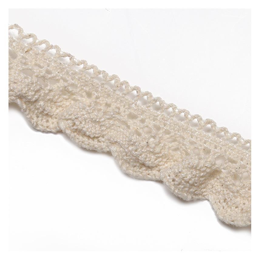 Cotton elastic lace band