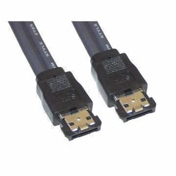 SATA Connectors with PVC Housing, Available in Black, 15N Withdrawal Force