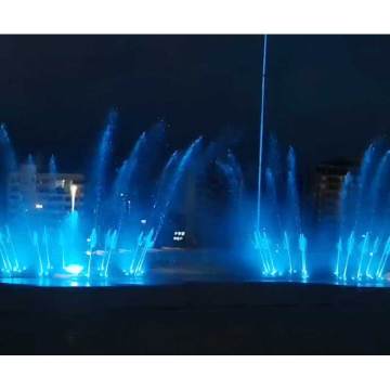 Dancing fountain musical water feature