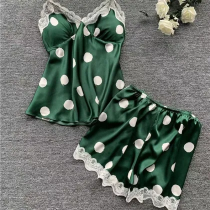 Sexy Ladies Large Size Printed Pajamas for Casual Wear