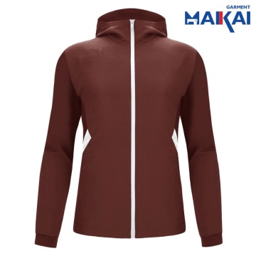 Durable Men's Hooded Zip-Up Long Sleeve