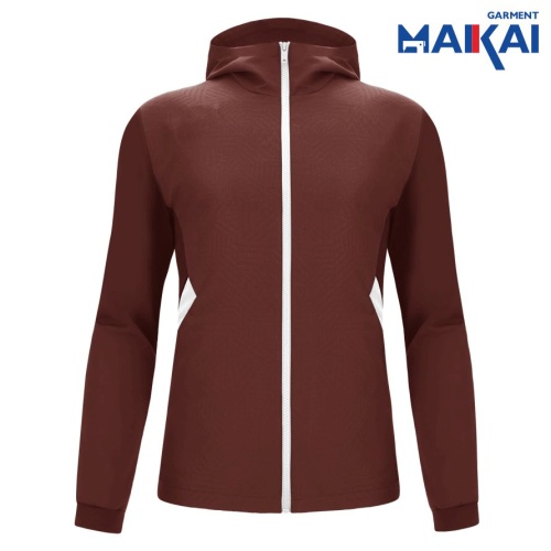 Durable Men's Hooded Zip-Up Long Sleeve