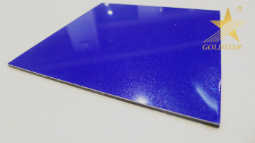 Foshan Building Material Curtain Pearl blue aluminum composite panel