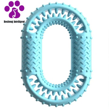 Tooth Cleaning O-Ring Play Toy for Dogs