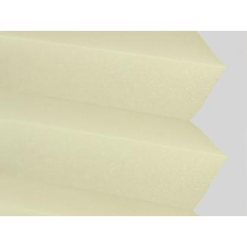 Anti-UV white pleated shade blind fabric