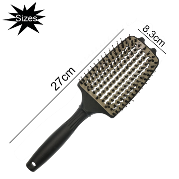 curved vented hair brush Wet Untangled Curved and Vent Brush Nylon Blend Factory