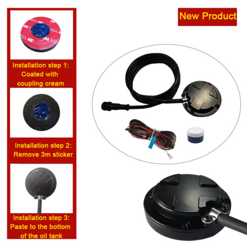 Ultrasonic oil quantity sensor Contactless