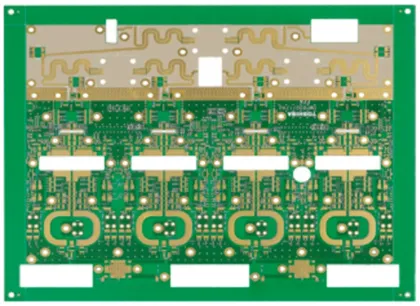 High-frequency power amplifier PCB