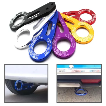 Billet Aluminum Towing Kit - Rear Tow Hook for Car Modification