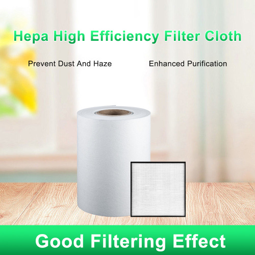 Medios de filtro HEPA de alta eficiencia