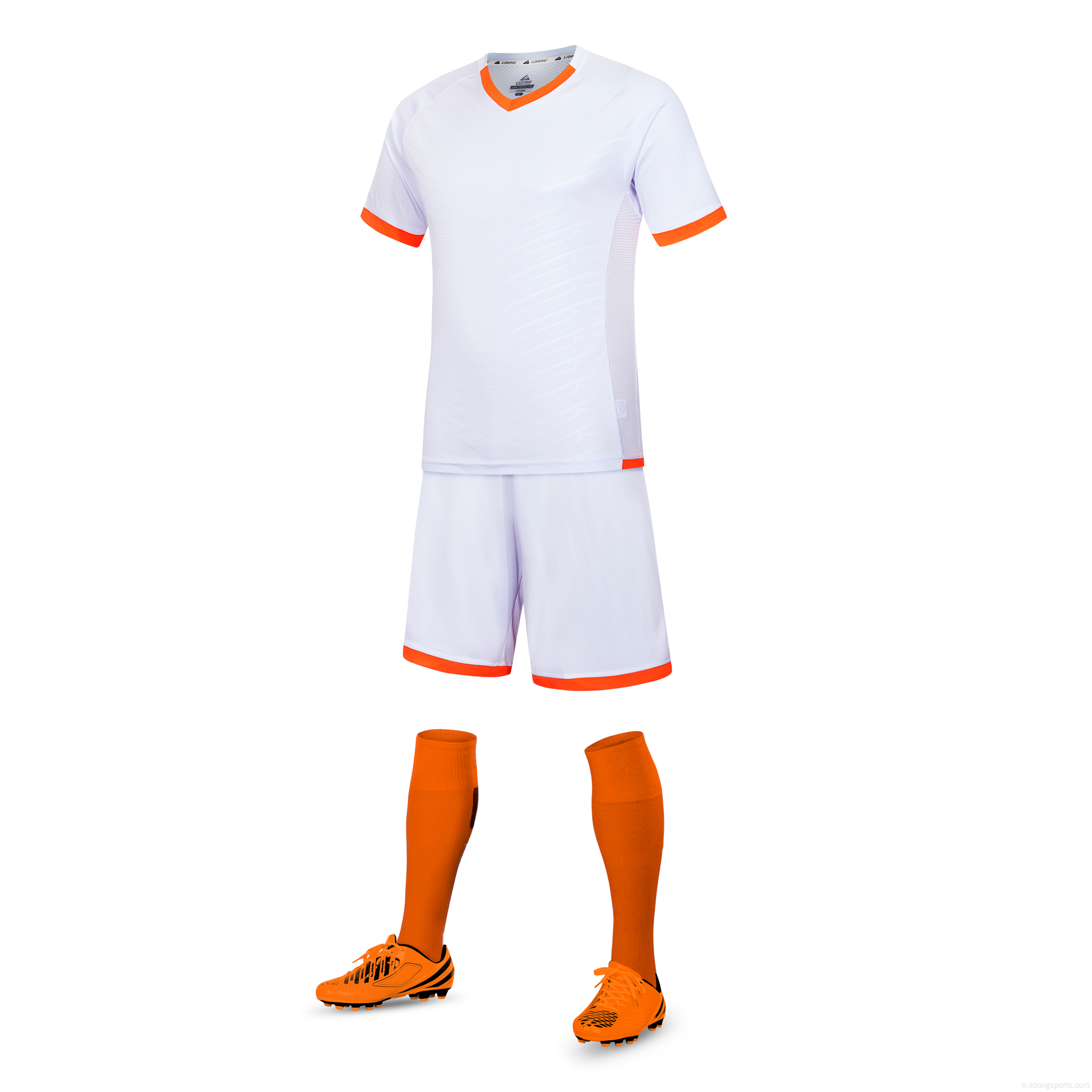 Toptan futbol üniforma seti/gençlik futbol forması seti