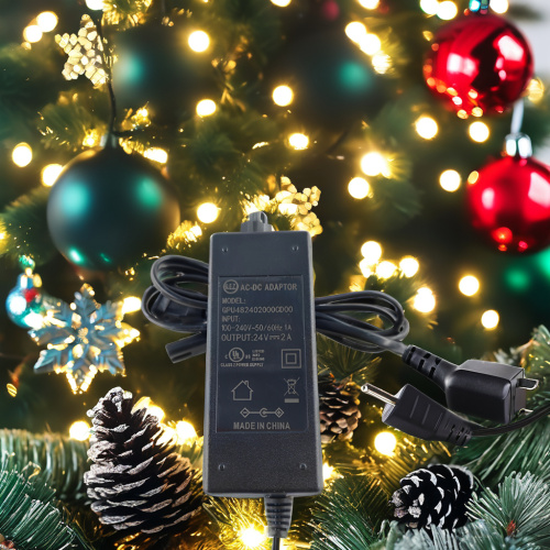 Solar cumhachd adapter airson solais Nollaige fo stiùir