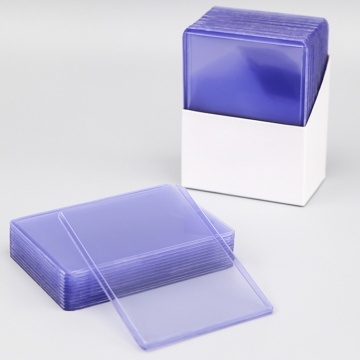55pt Card Holder Protector Pvc Sports Cards Top Loader Pokemon Card Sleeves Trading 3x4 35pt Clear Rigid Toploader Plastic