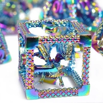 Bescon Unicorns Rainbow Sparkled Poliédrico D&D Dice Conjunto de 7 RPG Coloridos RPG Role Playing Game Dice 7pcs Set 26 Bescon Unicorns Rainbow Sparkled Poliédrico D&D Dice Conjunto de 7 RPG Coloridos RPG Role Playing Game Dice 7pcs Set 26