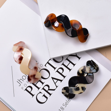 10CM Acrylic Bow Duckbill Hair Claw Spring Clip