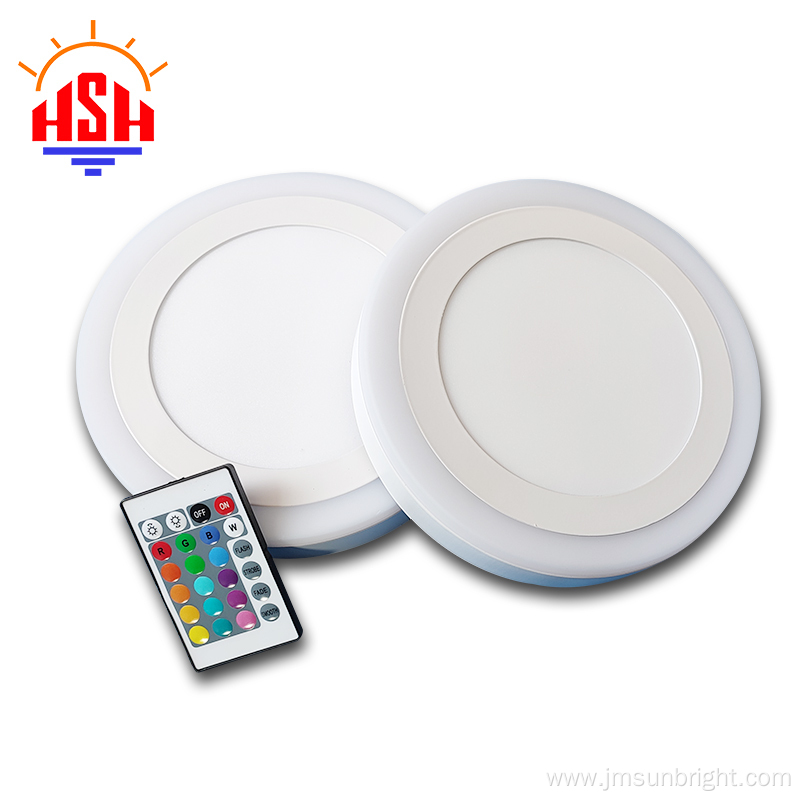 RGB panel light suface round panel light downlight