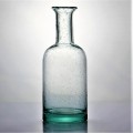 Recycled Glass Flower Vase Bud With Bubble