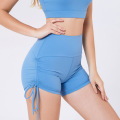 Summer Fashion Sports Shorts side drawstring Athletic Booty Shorts Factory