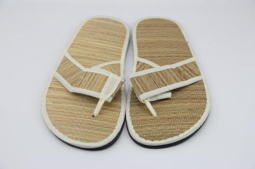 Estera de la paja Flip Flop zapatillas Spa