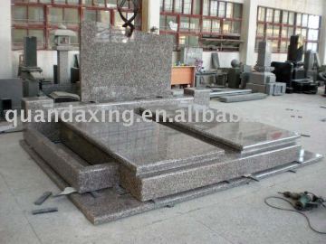 Double Style Granite Tombstone