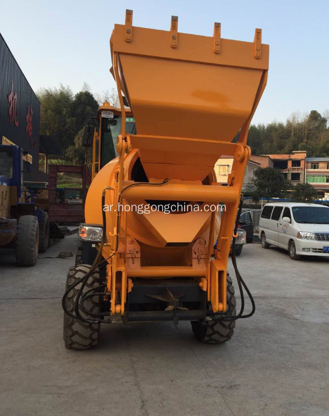 Drum Mobile ذاتية التحميل Beton Mixer