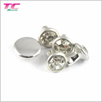Wholesale High-Quality Brass Crystal Diamond Jeans Rivets with Fancy Rhinestones - Metal Rivet Manufactory