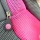 Pink XLarge Sac à dos en PVC pour animaux de compagnie et en filet