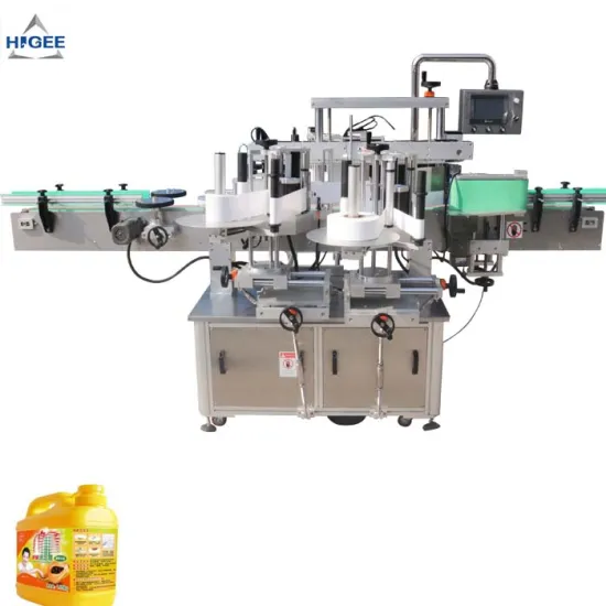 Two-Sided Bottle Labeling Machine with Plastic Top Side Labeling - Packaging and Labeling Machine Price