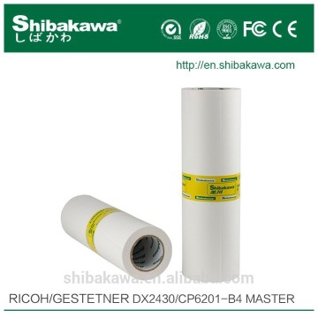 Ricoh high quality compatible ink and master rolls for B4 paper